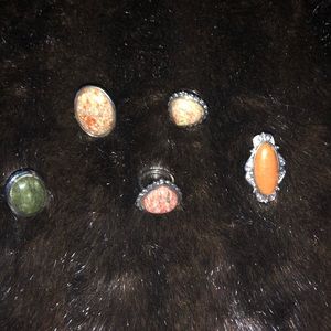 5 new beautiful vintage rings